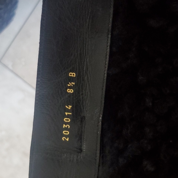 Gucci Boots 8 1/2 black suede high heel boot - Picture 5 of 5